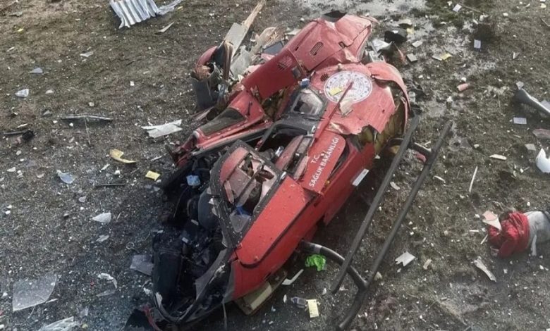 Kushay tomorrow! Helicopter hit the hospital, 4 dead