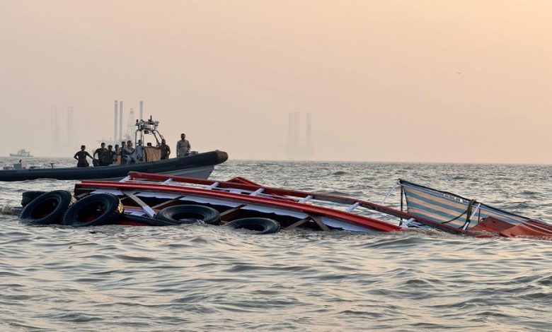 Launch overturns near Gateway of India in Mumbai, 13 dead