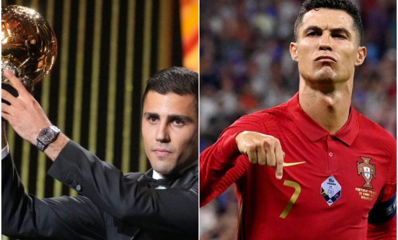Rodri angry with Ronaldo's comments about the Ballon d'Or