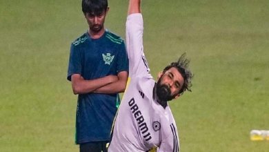 Shami returns to the field for the national team after 435 days