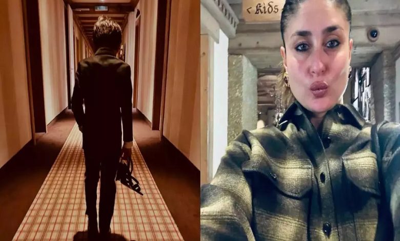 Taimur holding his mother's shoes, Kareena posts son's picture