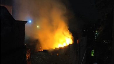 A house burnt down on a festive night in Malda, a sensitive area