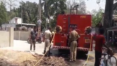 Fire breaks out in jute godown, jute worth lakhs of rupees burnt
