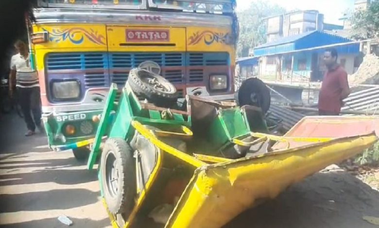 Toto crushed by bus, driver narrowly escapes death