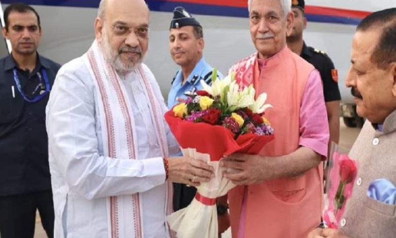 Shah reached Hiranagar border post and reviewed the situation