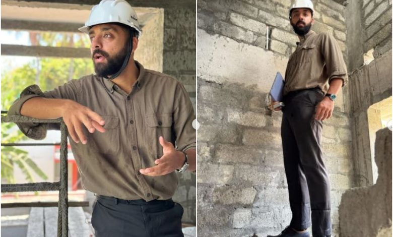 Varun in Chennai to inspect construction work