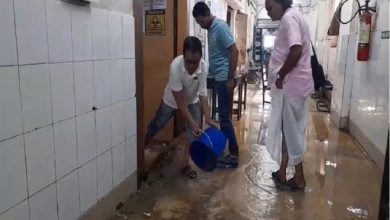 Water enters Rampurhat Medical, rendering X-ray and CT scan centers immobile