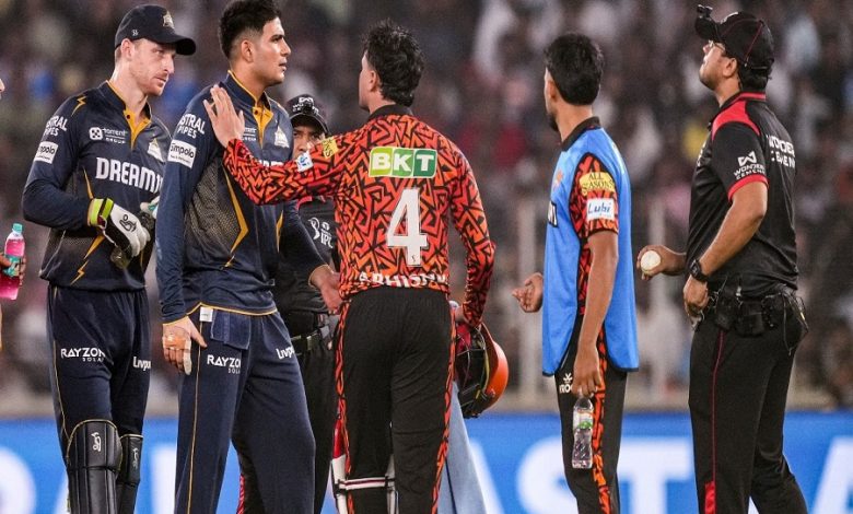 Not only did he argue with the umpires, but Shubman also kicked Abhishek on the field.