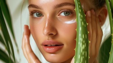 What happens if you apply aloe vera gel to your face instead of night cream before going to bed?