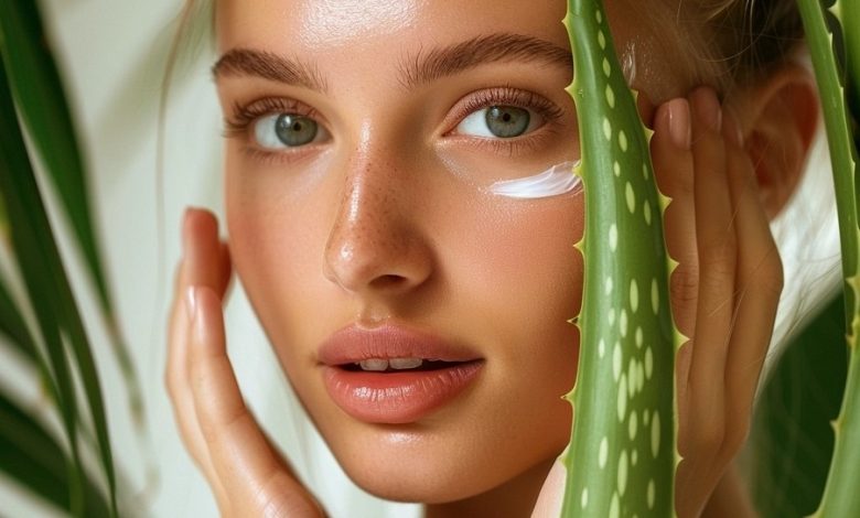What happens if you apply aloe vera gel to your face instead of night cream before going to bed?