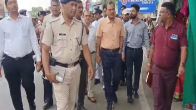 Railway Manager's visit to Diamond Harbour Station