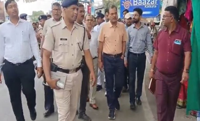 Railway Manager's visit to Diamond Harbour Station