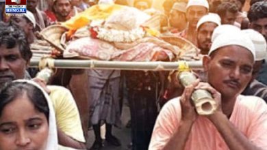 A touch of harmony in Manikachak, Muslim neighbors attend funeral of Hindu youth