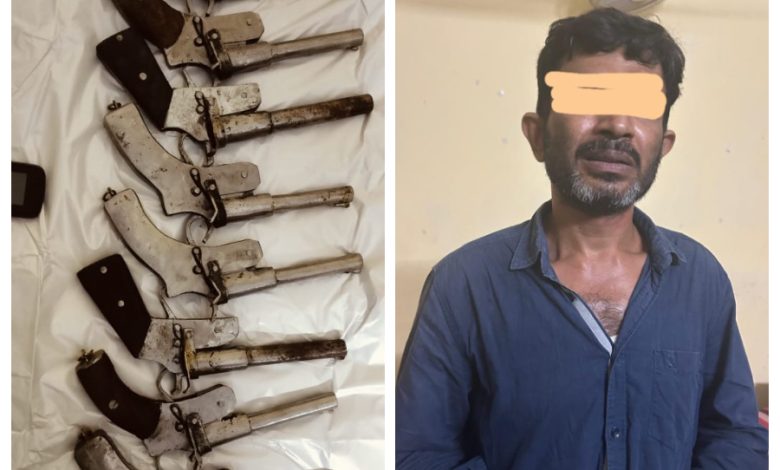 Illegal firearms recovered in Malda, 1 arrested