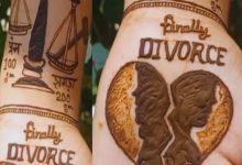 '100 grams of love, 200 grams of compromise', woman's 'divorce mehndi' creates buzz on the internet