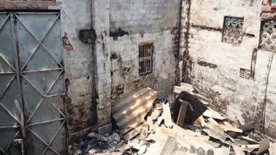 Fire in closed house, life narrowly saved