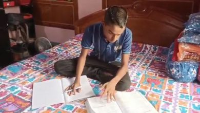 Prajjal, a student of Municipal High School in Shantipur, secured ninth place with 687 marks.
