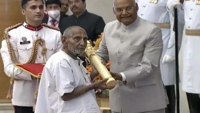 Late Padashree recipient yoga guru Swami Sivananda Baba