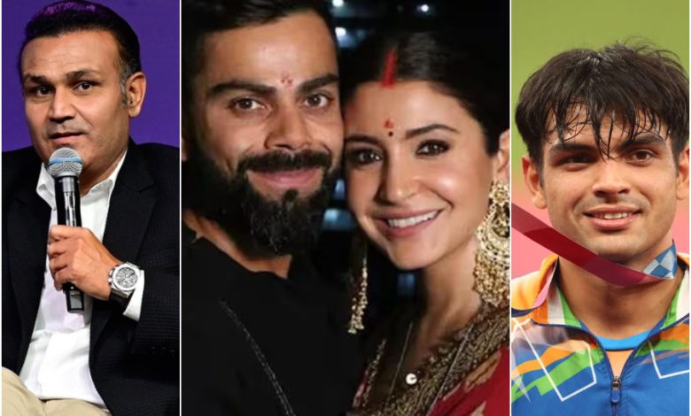 Sehwag, Virat, Anushka and Neeraj salute Indian soldiers