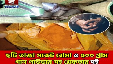 murshidabad domkal socket bomb recovery arrest 2025