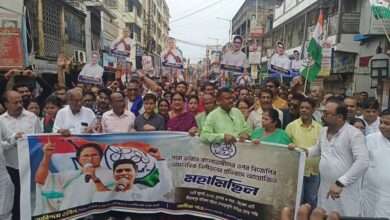 Bengali protest: TMC marches in Hooghly’s Shrirampur