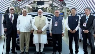 Narendra Modi Inaugurates Maruti Suzuki Electric Car Plant