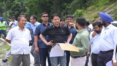 Road Rescue: Raju Bista Inspects Landslide-hit NH-10