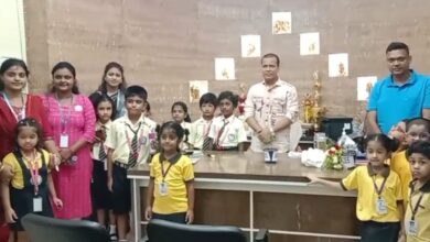 Nadia School Students Visit Police Station