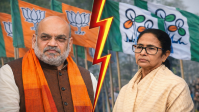 bjp-sambit-patra-criticises-mamata-banerjee-amit-shah-threat-row