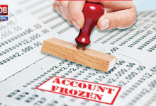 account frozen