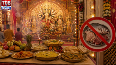 durga puja meat ban
