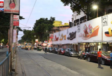 durga puja hoardings